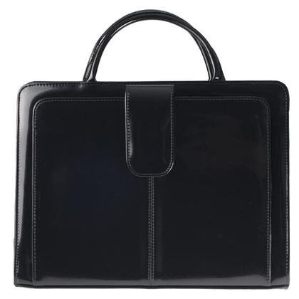 Teczka damska skórzana KEMER B 864/DW Czarna min. zamówienie 20 / 50 / 100 szt.