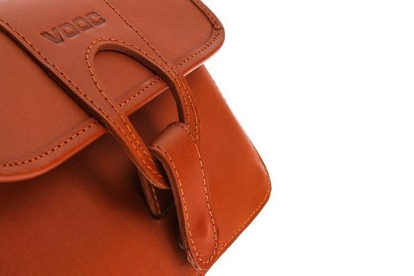 Torebka damska na ramię KEMER VOOC Vintage P28 Koniak