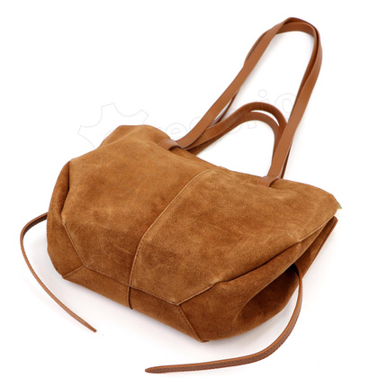 TOREBKA SHOPER DO RĘKI LUB NA RAMIĘ 24-082 Ciemny brąz