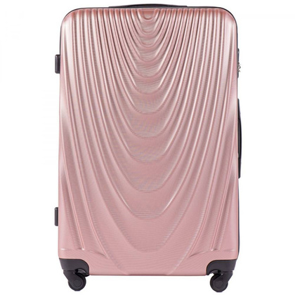 Duża walizka WINGS 304 L Różowa