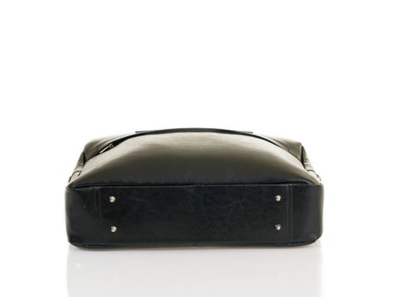 Męska torba na ramię laptop BRØDRENE b03 czarna - min. zamówienie 20 / 50 / 100 szt.