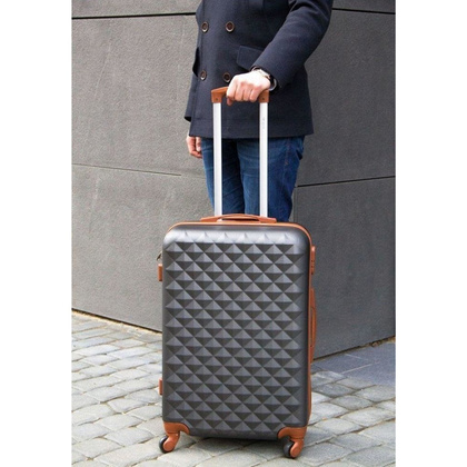 Mała kabinowa walizka KEMER SOLIER 190 Granatowa - min. zamówienie 20 / 50 / 100 szt.