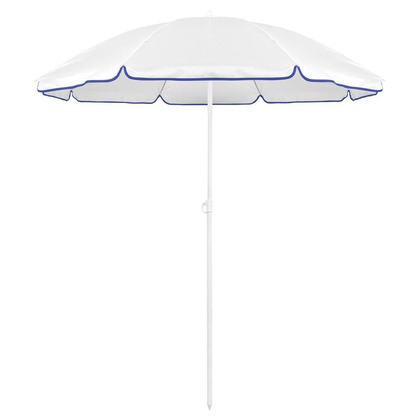 Parasol plażowy słoneczny KEMER Biało-niebieski