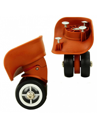 Podwójne Kółko Do Walizki Carbon M9 Część Czarne