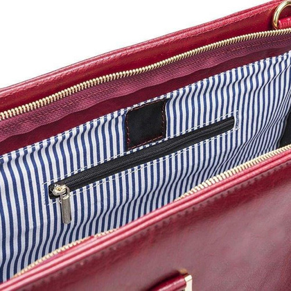 Torebka skórzana KEMER SOLIER FL11 Bordowa - min. zamówienie 20 / 50 / 100 szt.