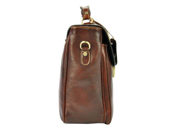 Teczka męska skórzana KEMER ART.2 Brązowa