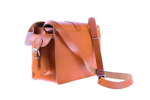 Oryginalna torba skóra KEMER VOOC Vintage P29 brąz