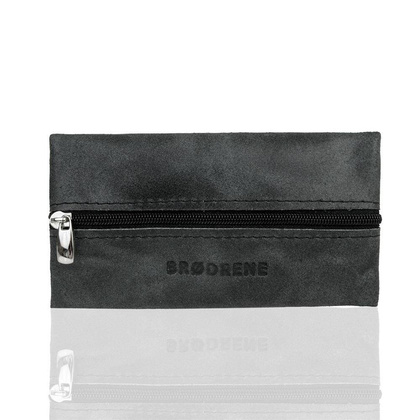 Etui na klucze BRØDRENE K02 ze skóry naturalnej czarne - min. zamówienie 20 / 50 / 100 szt.