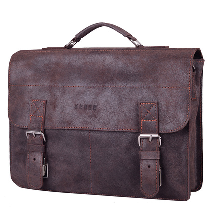 Torba skórzana na ramię KEMER CH 01 Brąz - min. zamówienie 20 / 50 / 100 szt.