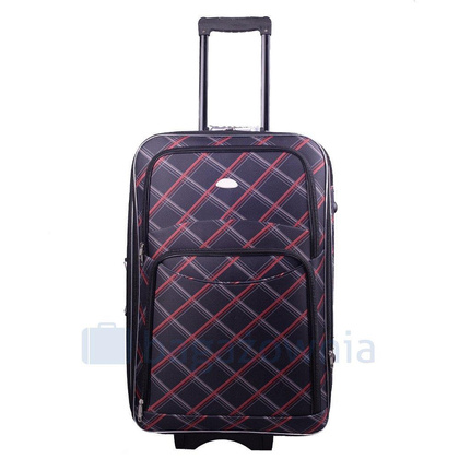 Mała kabinowa walizka PELLUCCI RGL 773 S Czarno Czerwona