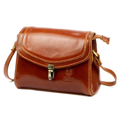 Torebka damska, listonoszka, skóra naturalna