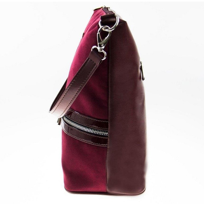 Torebka damska na ramię KEMER SOLIER ML11 Bordowa - min. zamówienie 20 / 50 / 100 szt.
