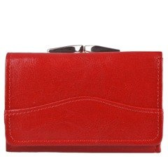 Portfel damski skórzany KEMER P25 Czerwony - min. zamówienie 20 / 50 / 100 szt.