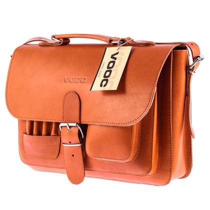 TECZKA SKÓRZANA 3W1 KEMER VOOC Vintage  P13 BEŻOWA