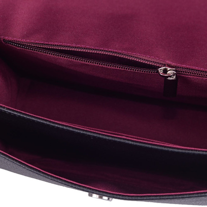 Torebka damska skórzana KEMER R405 Czarna - min. zamówienie 20 / 50 / 100 szt.