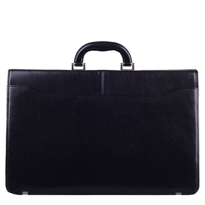 Teczka męska skórzana KEMER B 438 Czarna