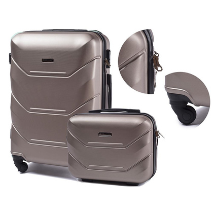 Mała kabinowa walizka WINGS 147 XS Złota