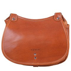 Torebka damska skórzana KEMER 887 Jasny brąz