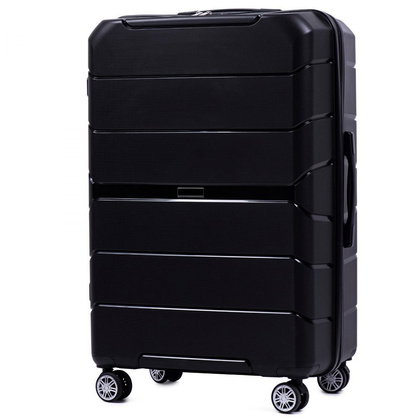 Duża walizka WINGS PP05 L Czarna