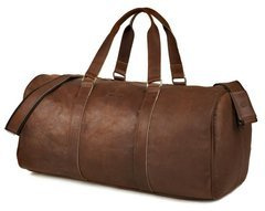 Brązowa vintage podróżna torba weekendowa BRØDRENE BL20 Kolor wnętrza: Czarny - min. zamówienie 20 / 50 / 100 szt.