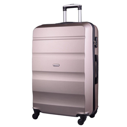 Duża walizka WINGS AT01 L Złota