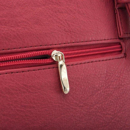 Torebka damska skórzana KEMER LUNA Czerwona - min. zamówienie 20 / 50 / 100 szt.