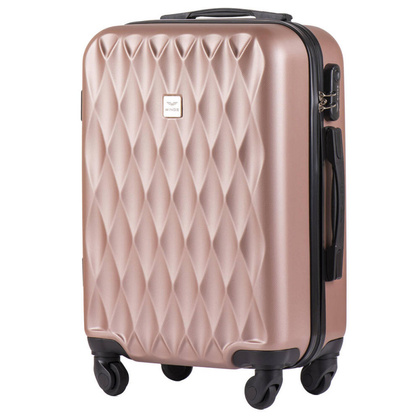 Mała kabinowa walizka WINGS TD190 S Różowa