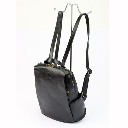 Plecak skórzany PELLUCCI 2002 Granatowy