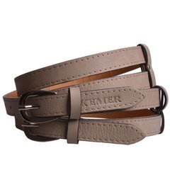 Pasek damski skórzany KEMER 1626-06-100/20-S3-000 Beżowy - min. zamówienie 20 / 50 / 100 szt.