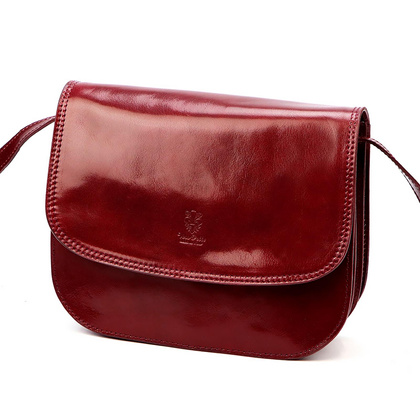 Torebka-listonoszka, skóra naturalna 