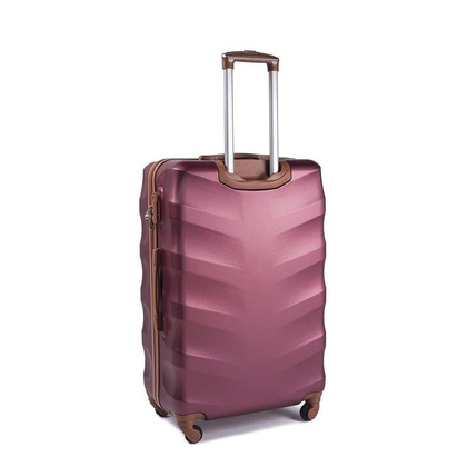 Duża walizka WINGS 402 L Bordowa