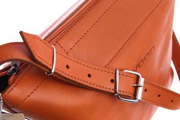 Worek, torebka damska KEMER VOOC Vintage P31 koniak