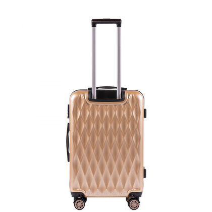 Średnia walizka WINGS PC190 M Złota