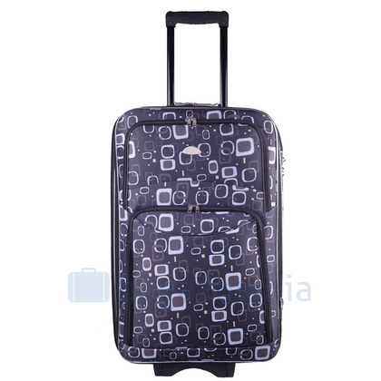 Mała kabinowa walizka PELLUCCI RGL 773 S Czarno Szara