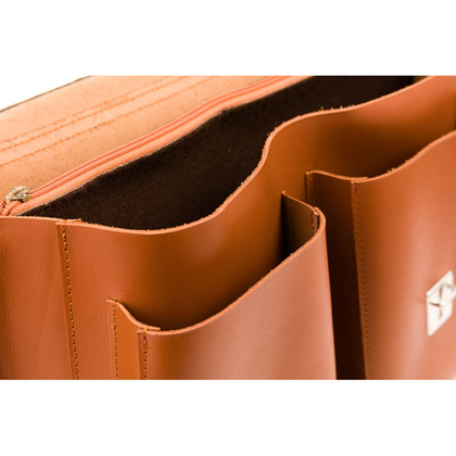 TORBA SKÓRZANA NA LAPTOPA 15,6' KEMER VOOC P136 RUDA