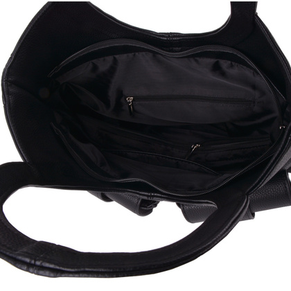 Torebka damska skórzana KEMER 103K SZN Czarna