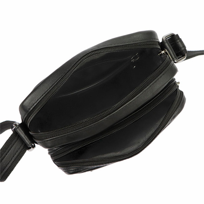 Klasyczna saszetka męska z naturalnej skóry licowej 