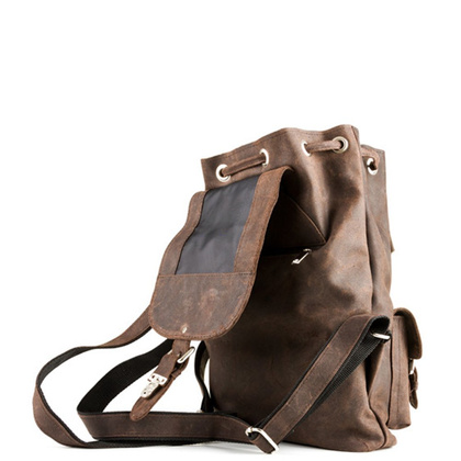 Plecak ze skóry naturalnej KEMER VOOC URBAN RDW6 Czarny