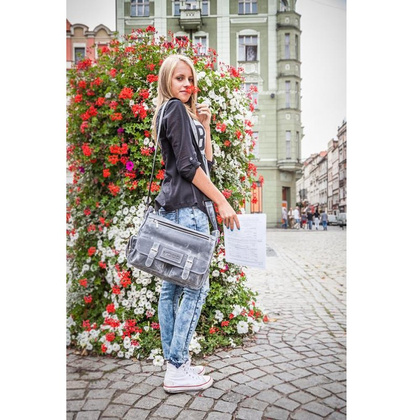 Torba na ramię KEMER VOOC Crazy Horse RCH5 brąz