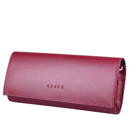 Torebka damska skórzana KEMER R48 Bordo - min. zamówienie 20 / 50 / 100 szt.