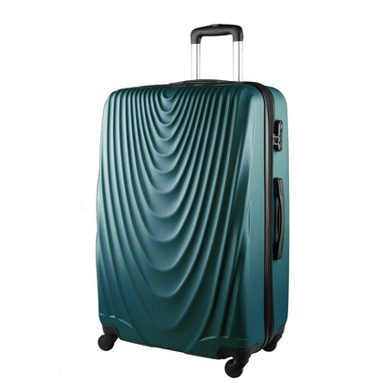 Duża walizka WINGS 304 L Zielona