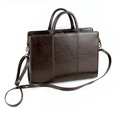 512 Damski skórzany kuferek mały - brąz KEMER