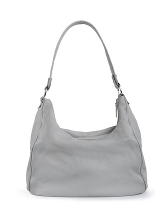 Torebka skórzana na ramię KEMER VOOC EP20 Szara