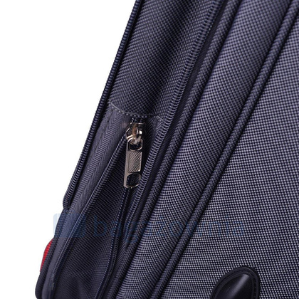 Duża walizka WINGS 206 L Szara