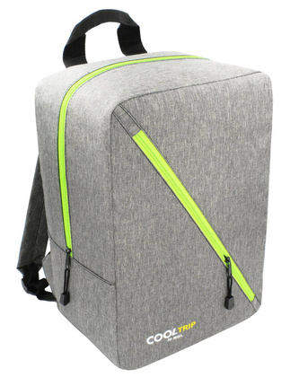 Plecak Torba podróżna podręczna PELLUCCI RGL Wizzair 37 Szaro zielony