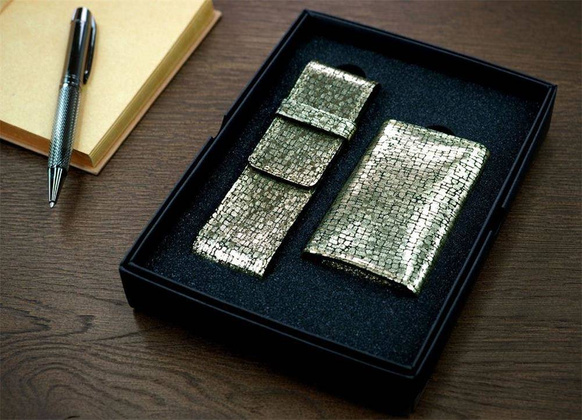 Zestaw etui na pióra i wizytówki 1227142 - min. zamówienie 20 / 50 / 100 szt.