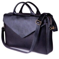 Teczka damska na laptop 15.4 KEMER SOLIER FL15 Czarna - min. zamówienie 20 / 50 / 100 szt.