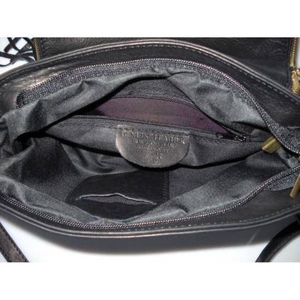 TOREBKA  SKÓRZANA LISTONOSZKA  a5  VERA PELLE  CZARNA  VP1017N