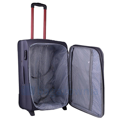 Duża walizka WINGS 206 L Szara