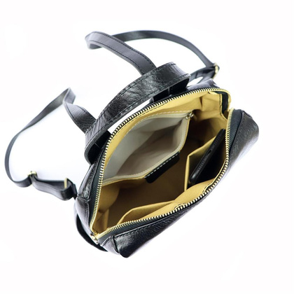 Plecak skórzany PELLUCCI 2002 Granatowy